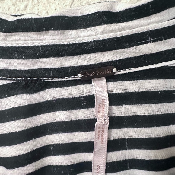 Free People Faded In The Morning Linen Blend Button Down Dress - Small Flaw* - Picture 5 of 12